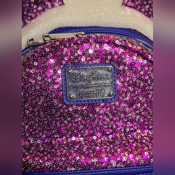Loungefly Disney Parks Paris 30th Anniversary Sequin Backpack main image 5